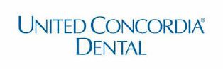 United Concordia Dental logo with blue text on a white background.